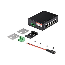 Commutateur - non géré - 4 x 10 - 100 - 1000 (PoE+) + 1 x 10 - 100 - 1000 - Montage sur rail DIN, f... (IESC1G50UP)_4
