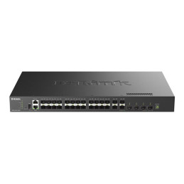 Commutateur - C3 - Géré - 28 x 10 Gigabit SFP+ + 4 x 25 Gigabits SFP28 - Montable sur rack (DXS-3410-32SY/E)_1