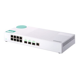 Commutateur - non géré - 2 x 10 Gigabit SFP+ + 1 x combo 10 gigabits SFP+ + 8 x 10 - 100 - 1000 - d... (QSW-308-1C)_2