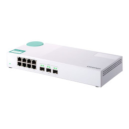 Commutateur - non géré - 3 x 10 Gigabit SFP+ + 8 x 10 - 100 - 1000 - de bureau (QSW-308S)_2