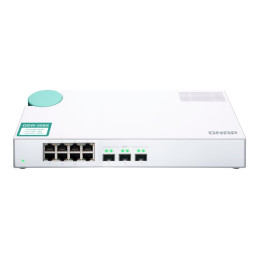Commutateur - non géré - 3 x 10 Gigabit SFP+ + 8 x 10 - 100 - 1000 - de bureau (QSW-308S)_3