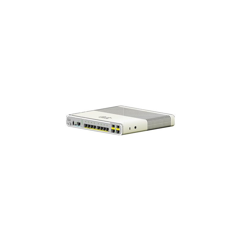 Commutateur - Géré - 8 x 10 - 100 + 2 x SFP Gigabit partagé - de bureau, Montable sur rack,... (WS-C2960C-8TC-S-RF)_1
