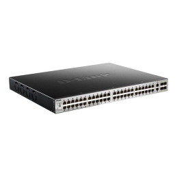 Commutateur - L3 Lite - Géré - 48 x 10 - 100 - 1000 (PoE) + 2 x 10 Gigabit Ethernet + 4 x 10 G... (DGS-3130-54PS/E)_2