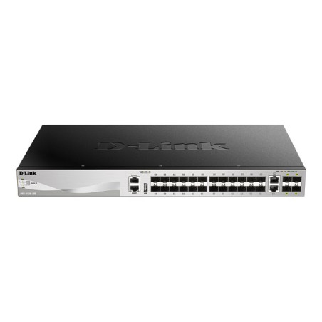 Commutateur - L3 Lite - Géré - 24 x Gigabit SFP + 2 x 10 Gigabit Ethernet + 4 x 10 Gigabit SFP+ (DGS-3130-30S/E)_1