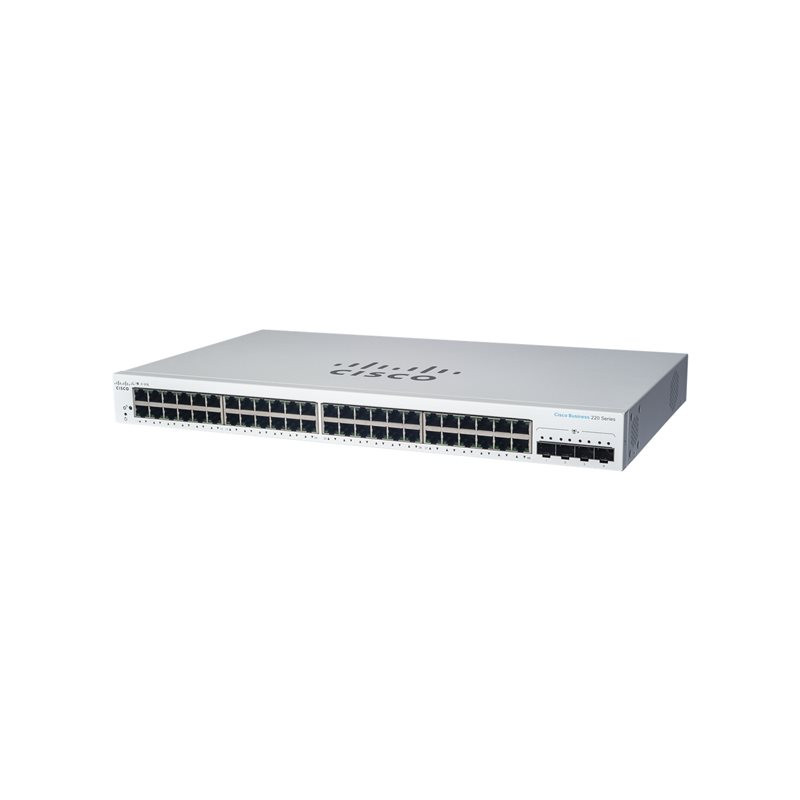 Commutateur - intelligent - 48 x 10 - 100 - 1000 (PoE+) + 4 x SFP+ 10 Go (liaison montante) ... (CBS220-48FP-4X-EU)_1
