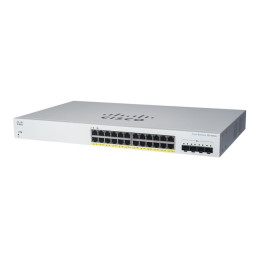 Commutateur - intelligent - 24 x 10 - 100 - 1000 (PoE+) + 4 x Gigabit SFP (liaison montante)... (CBS220-24FP-4G-EU)_1