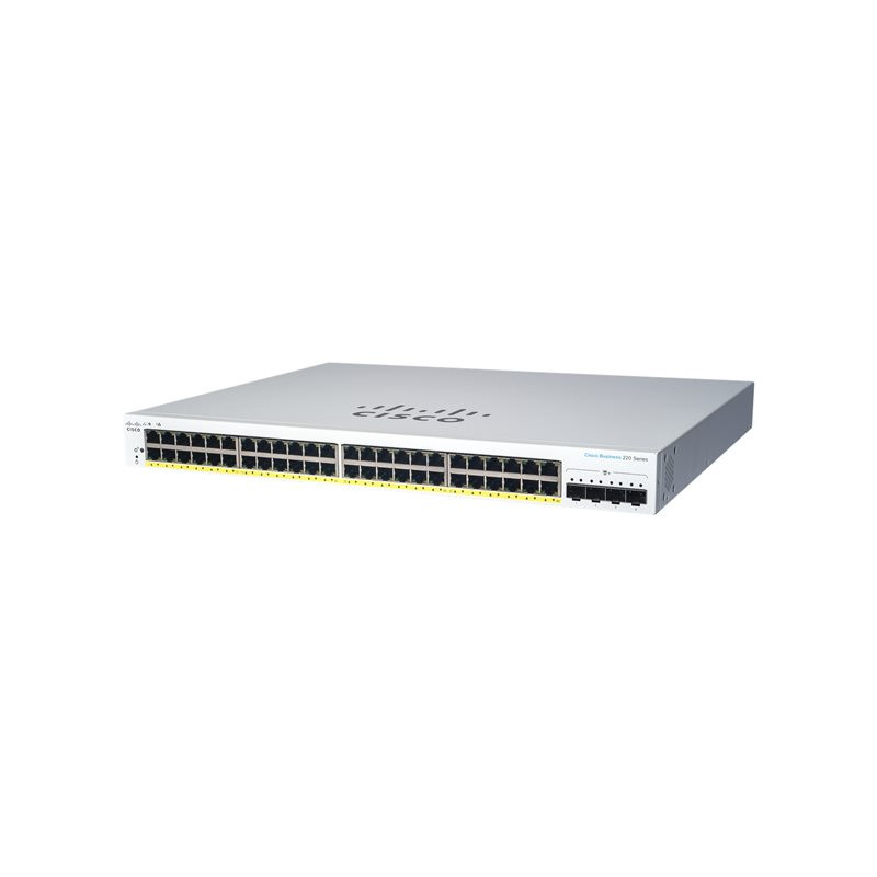 Commutateur - intelligent - 48 x 10 - 100 - 1000 + 4 x SFP+ 10 Go (liaison montante) - Montab... (CBS220-48T-4X-EU)_1
