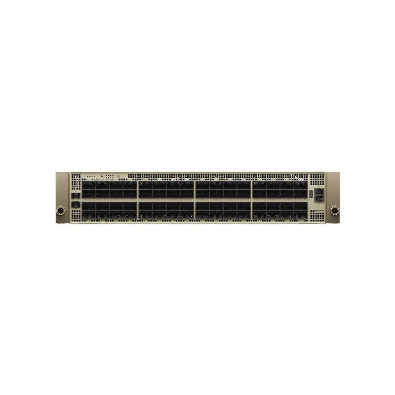 Commutateur - 64 x 800 Gigabit OSFP + 1 x 25 Gigabits SFP28 - flux d'air de l'avant vers l'... (920-9N42F-00RI-3C1)_1