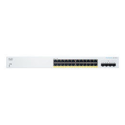 Commutateur - intelligent - 24 x 10 - 100 - 1000 (PoE+) + 4 x SFP+ 10 Go (liaison montante) -... (CBS220-24P-4X-EU)_1
