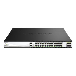 Commutateur - C3 - Géré - 24 x 1 - 2.5 - 5 - 10GBase-T (PoE++) + 4 x 10 Gigabit - 25 Gigabit SF... (DXS-3130-28P/E)_1