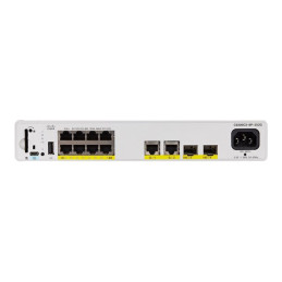 Network Essentials - commutateur - compact - C3 - Géré - 8 x 10 - 100 - 1000 (PoE+) + 2 x 1... (C9200CX-8P2X2GE-RF)_1