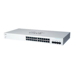 Commutateur - intelligent - 24 x 10 - 100 - 1000 + 4 x Gigabit SFP (liaison montante) - Mont... (CBS220-24T4GCN-RF)_1