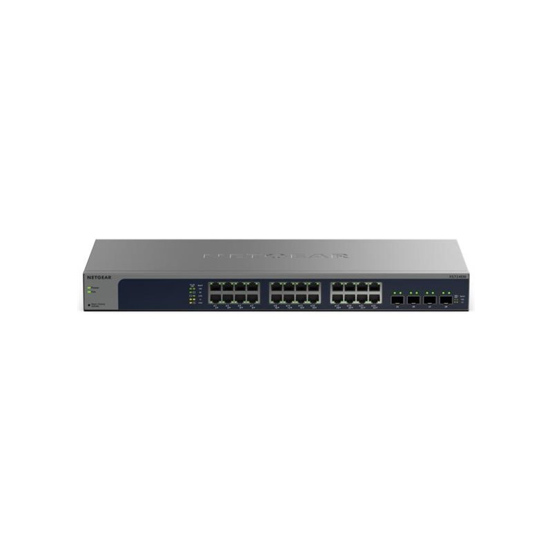 V2 - commutateur - intelligent - 24 x 100 - 1000 - 2.5G - 5G - 10GBase-T + 4 x 10 Gigabit SFP+ ... (XS724EM-200EUS)_1
