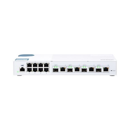 Commutateur - Géré - 8 x 10 - 100 - 1000 + 4 x combo 10 gigabits SFP+ - de bureau (QSW-M408-4C)_1