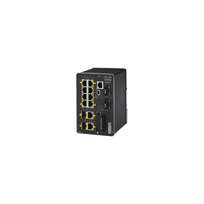 Commutateur - Géré - 6 x 10 - 100 + 2 x SFP Gigabit combiné - Montage sur rail DIN - recondit... (IE-2000-8TC-L-RF)_1