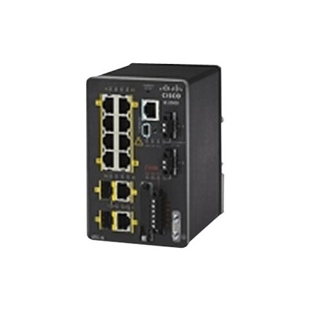 Commutateur - Géré - 6 x 10 - 100 + 2 x SFP Gigabit combiné - Montage sur rail DIN - recondit... (IE-2000-8TC-L-RF)_1