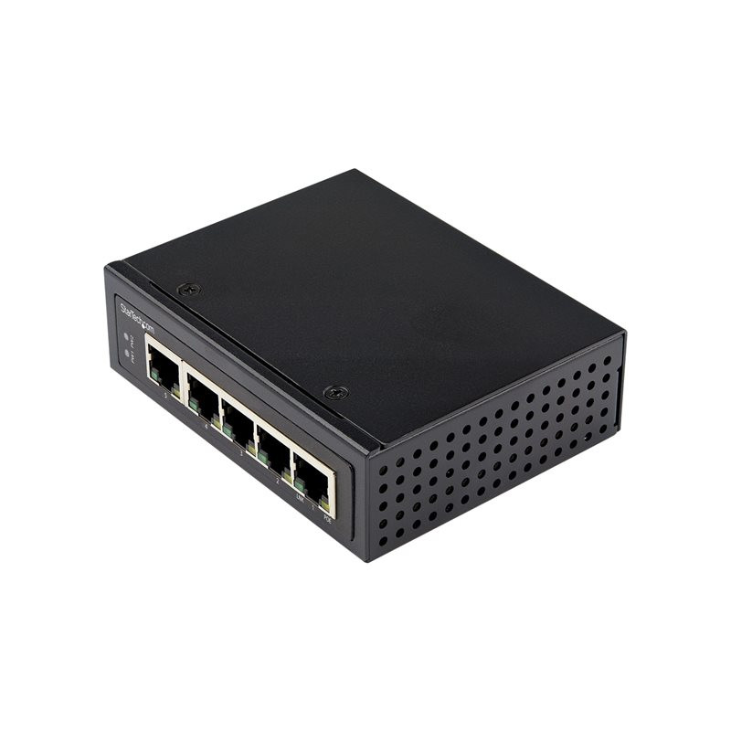 Commutateur - non géré - 4 x 10 - 100 - 1000 (PoE+) + 1 x 10 - 100 - 1000 - Montage sur rail DIN, f... (IESC1G50UP)_1