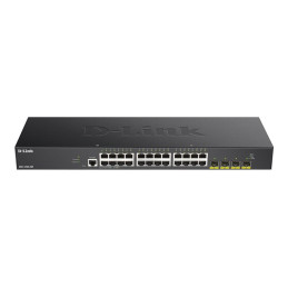Commutateur - L3 Lite - intelligent - 24 x 10 - 100 - 1000 + 4 x 10 Gigabit SFP+ - Montable sur... (DGS-1250-28X/E)_1