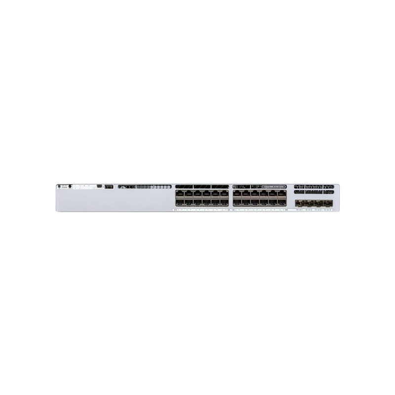 Commutateur - C3 - Géré - 24 x 10 - 100 - 1000 + 4 x 1 - 10 Gigabit (liaison montante) - Monta... (C9300L-24T-4X-M)_1