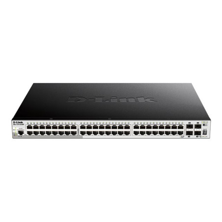 Commutateur - C3 - intelligent - 48 x 10 - 100 - 1000 (PoE+) + 4 x 10 Gigabit SFP+ - de burea... (DGS-1510-52XMP/E)_1