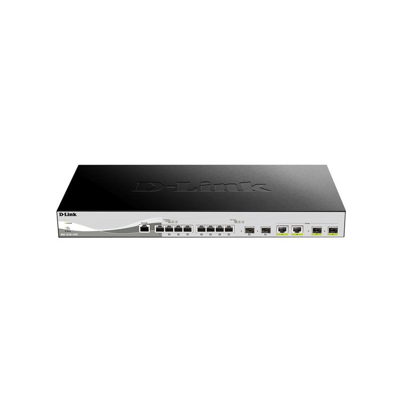 Commutateur - intelligent - 8 x 10GBase-T + 2 x combo 10 Gigabit SFP+ - RJ-45 + 2 x SFP+ - de ... (DXS-1210-12TC/E)_1