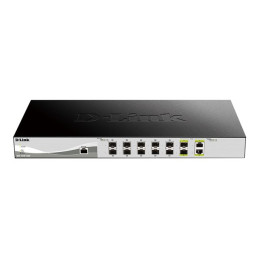 Commutateur - intelligent - 10 x 10 Gigabit SFP+ + 2 x combo 10 Gigabit SFP+ - RJ-45 - de bure... (DXS-1210-12SC/E)_1