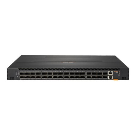 Commutateur - C3 - Géré - 32 x 100 Gigabit QSFP28 - 40 Gigabit QSFP+ - flux d'air de l'avant vers l'arr... (JL859A)_1
