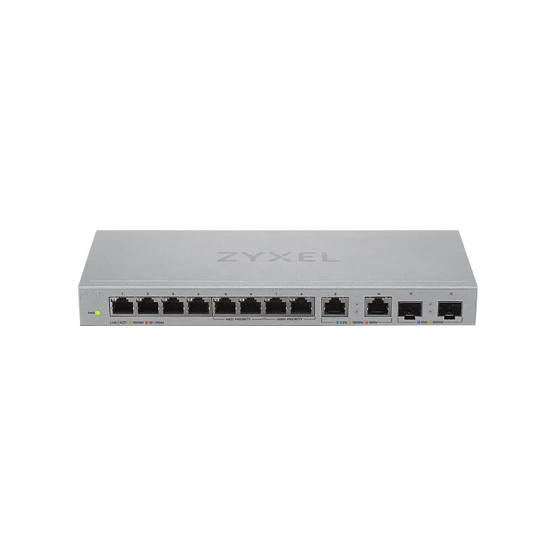 V2 - commutateur - Géré - 8 x 10 - 100 - 1000 + 2 x 100 - 1000 - 2.5G + 2 x 1 gigabit - 10 ... (XGS1010-12-ZZ0102F)_1