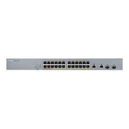 Commutateur - intelligent - 24 x 10 - 100 - 1000 (PoE+) + 2 x SFP Gigabit combo (liaison m... (GS1350-26HP-EU0101F)_1