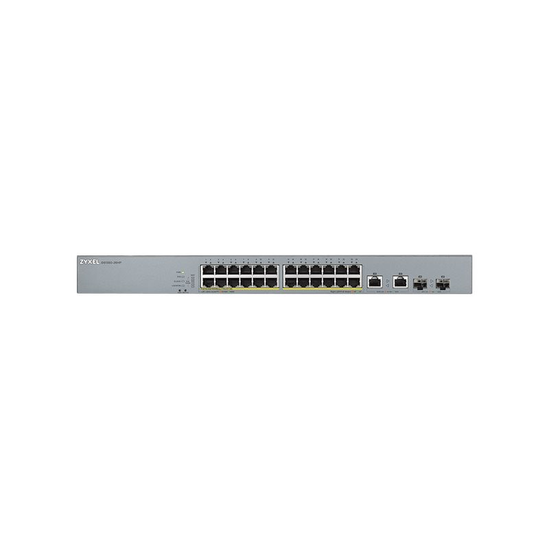 Commutateur - intelligent - 24 x 10 - 100 - 1000 (PoE+) + 2 x SFP Gigabit combo (liaison m... (GS1350-26HP-EU0101F)_1