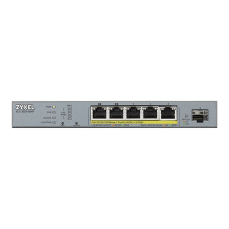 Commutateur - intelligent - 5 x 10 - 100 - 1000 (PoE+) + 1 x Gigabit SFP (liaison montante)... (GS1350-6HP-EU0101F)_1