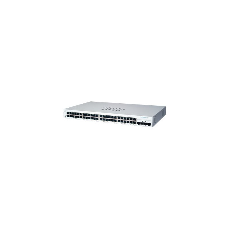 Commutateur - intelligent - 48 x 10 - 100 - 1000 + 4 x Gigabit SFP (liaison montante) - Mon... (CBS220-48T-4GEU-RF)_1