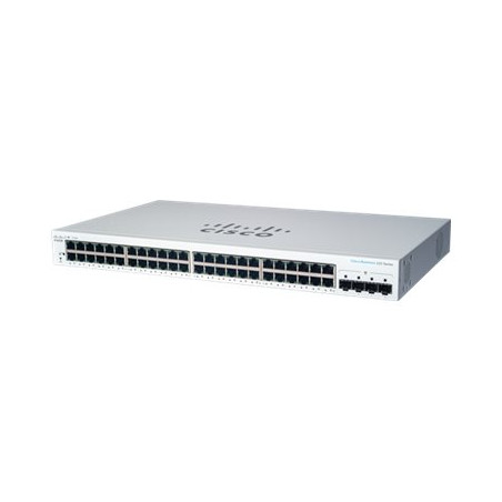 Commutateur - intelligent - 48 x 10 - 100 - 1000 + 4 x Gigabit SFP (liaison montante) - Mon... (CBS220-48T-4GEU-RF)_1