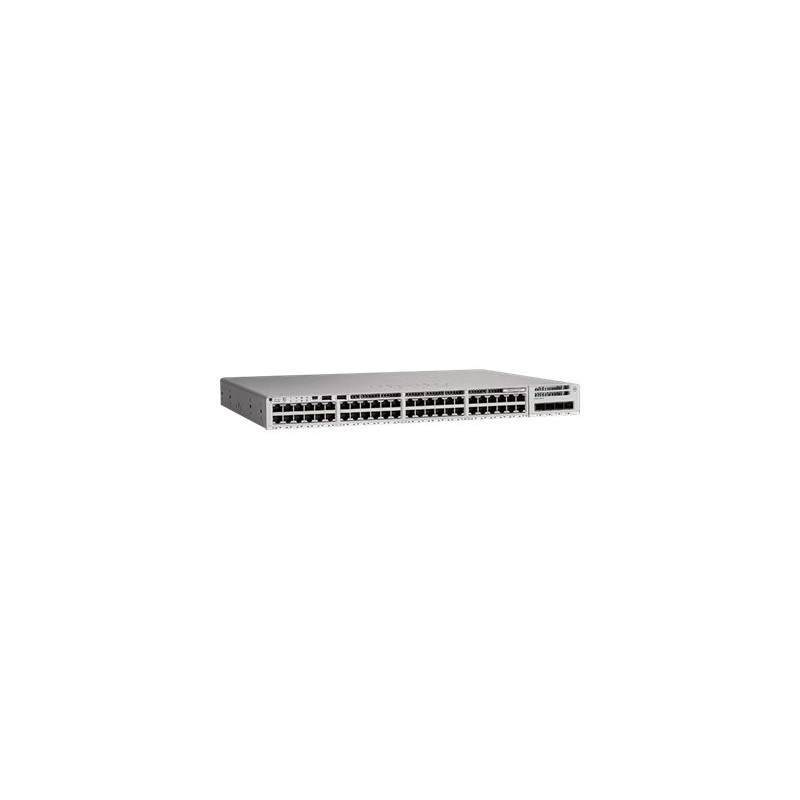 Network Essentials - commutateur - C3 - Géré - 48 x 10 - 100 - 1000 (PoE+) + 4 x SFP+ 10 Go... (C9200L-48PL-4XE-RF)_1