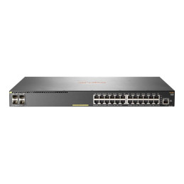 Commutateur - C3 - Géré - 24 x 10 - 100 - 1000 (PoE+) + 4 x 1 gigabit - 10 gigabit SFP+ (liaison mon... (JL263AABB)_1