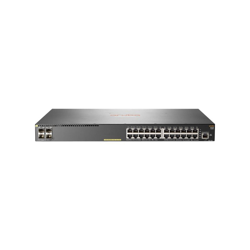 Commutateur - C3 - Géré - 24 x 10 - 100 - 1000 (PoE+) + 4 x 1 gigabit - 10 gigabit SFP+ (liaison mon... (JL263AABB)_1