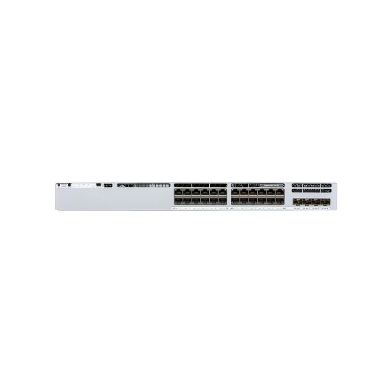 Network Essentials - commutateur - C3 - Géré - 24 x 10 - 100 - 1000 (PoE+) + 4 x Gigabit SFP (... (C9300L-24P-4X-E)_1