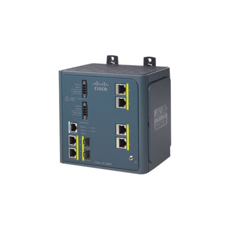 Commutateur - C2+ - Géré - 4 x 10 - 100 + 2 x SFP Gigabit combiné - Montage sur rail DIN - reco... (IE-3000-4TC-RF)_1