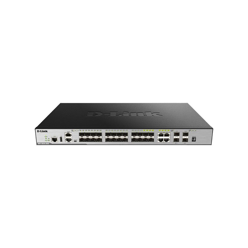 Commutateur - C3 - Géré - 20 x Gigabit SFP + 4 x combiné 1000Base-T + 4 x 10 Gigabit SFP+ -... (DGS-3630-28SC/SI/E)_1
