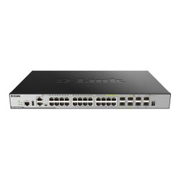 Commutateur - C3 - Géré - 20 x 10 - 100 - 1000 + 4 x SFP Gigabit combiné + 4 x 10 Gigabit S... (DGS-3630-28TC/SI/E)_1