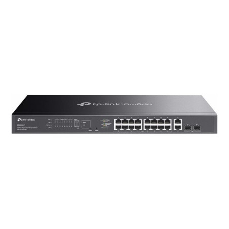 Commutateur - Géré - 16 x 10 - 100 - 1000 (PoE+) + 2 x 10 - 100 - 1000 + 2 x Gigabit SFP - Montable s... (ES220GMP)_1