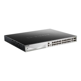 Commutateur - L3 Lite - Géré - 24 x 10 - 100 - 1000 (PoE+) + 2 x 10 Gigabit Ethernet + 4 x 10 ... (DGS-3130-30PS/E)_2