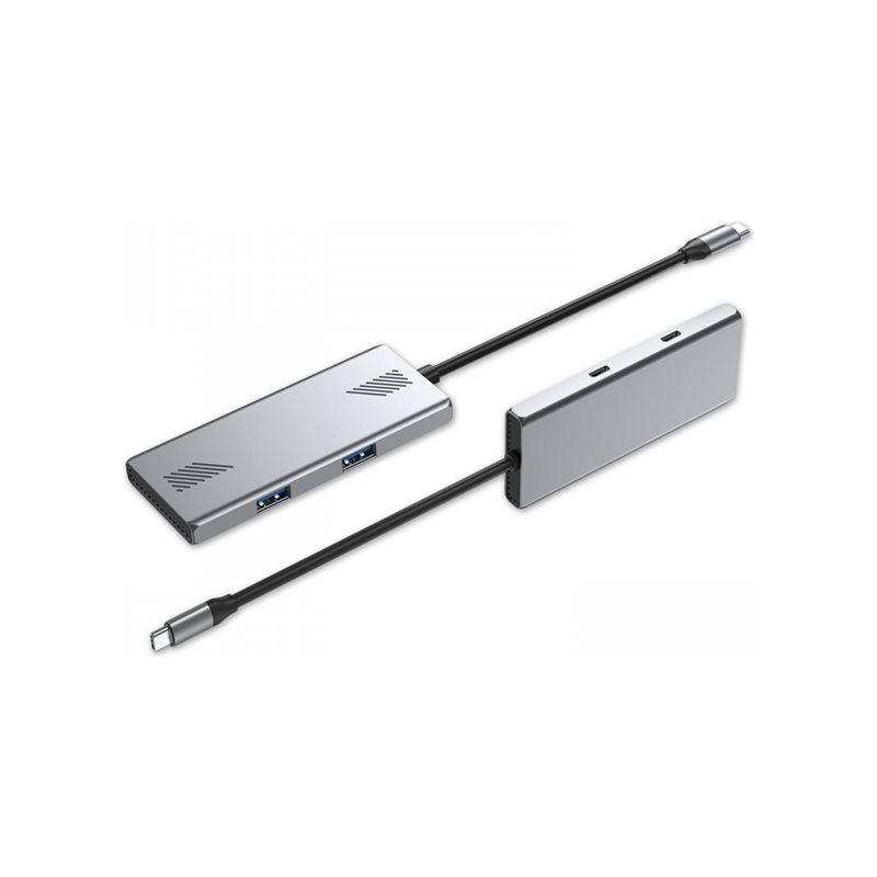 Concentrateur (hub) - 10 Gbps - 2 x USB 3.1 Gen 2 + 2 x USB-C 3.1 Gen 2 - de bureau (MD1C99AUSB3CH2410)_1