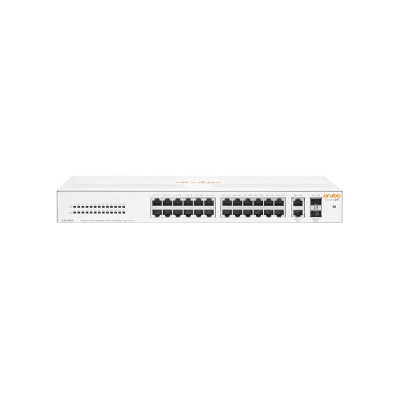 Commutateur - non géré - 26 x 10 - 100 - 1000 + 2 x 100 - 1000 SFP - de bureau, Montable sur rack, f... (R8R50AABB)_1