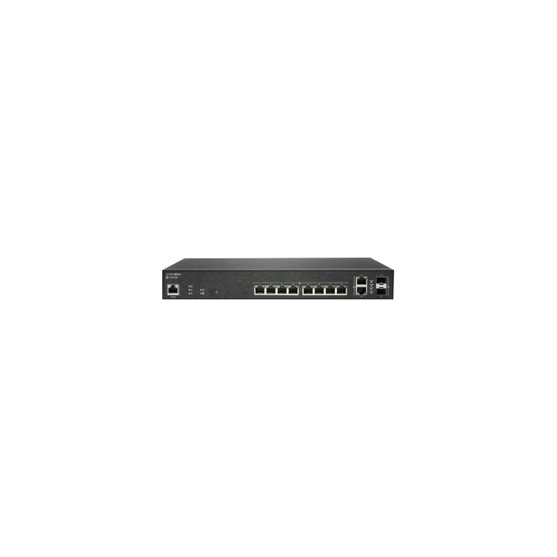 Commutateur - Géré - 10 x 10 - 100 - 1000 (PoE+) + 2 x Gigabit SFP - de bureau - PoE+ (130 W) - av... (02-SSC-8370)_1