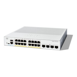 Commutateur - C3 - Géré - 16 x 10 - 100 - 1000 (PoE+) + 4 x Ethernet 10 Go SFP+ - Montable sur ra... (C1300-16P-4X)_1