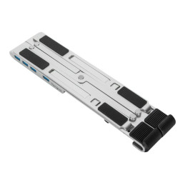 Support pour ordinateur portable - avec concentrateur USB 4 ports - 10" - 15.6" - argent (AWU100205GL)_2