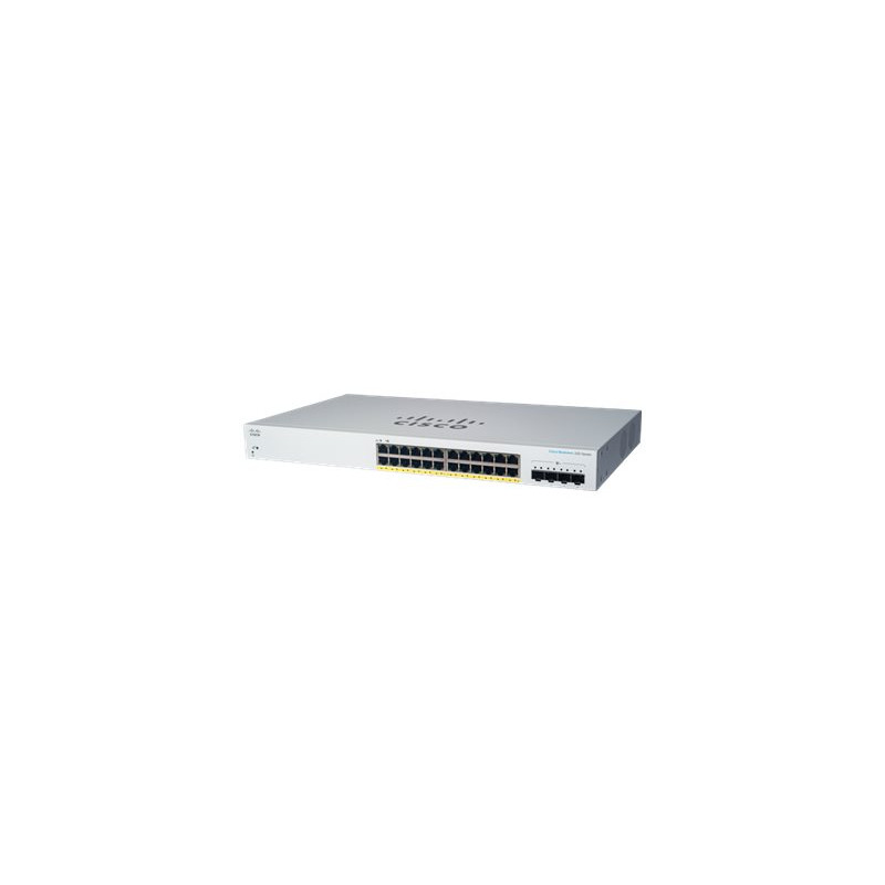 Commutateur - intelligent - 24 x 10 - 100 - 1000 (PoE+) + 4 x SFP+ 10 Go (liaison montante)... (CBS220-24FP4XEU-RF)_1