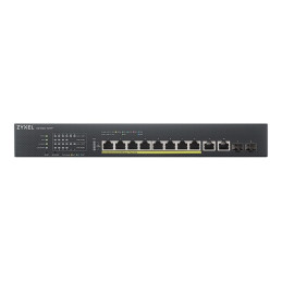 Commutateur - intelligent - 8 x 100 - 1000 - 2.5G - 5G - 10GBase-T (PoE++) + 2 x 100 - 100... (XS1930-12HP-ZZ0101F)_1