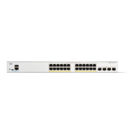 Commutateur - C3 - Géré - 24 x 10 - 100 - 1000 (PoE+) + 4 x 10 Gigabit SFP+ - Montable sur rac... (C1300-24P-4X-RF)_1